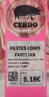 Filetes Lomo Familiar