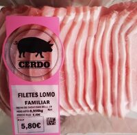 Filetes lomo familiar