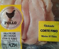 Filete de pechuga corte fino