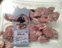 Pavo a tacos ajillo