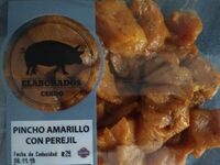 Pincho amarillo con perejil