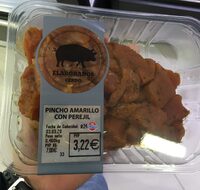 Pincho amarillo con perejil