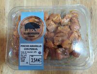 Pincho amarillo con perejil