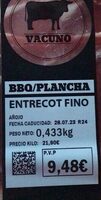 BBQ/plancha entrecote fine
