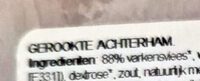 Gerookte Achterham