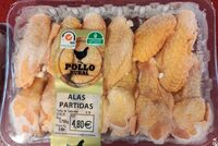 Alas partidas de pollo rural