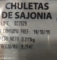 Chuletas de Sajonia