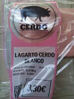 Lagarto cerdo blanco