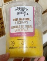 Piña natural a rodajas
