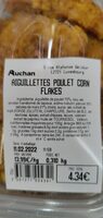 Aiguillettes de poulet corn flakes