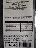 Saumon fume pretranche ultras frais