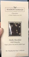 Dark chocolate with pistachio