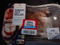 Varkens filet rollade