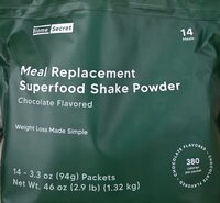Meal Replacement Superfood Shake Powder (chocolate)