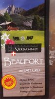 Beaufort au lait cru