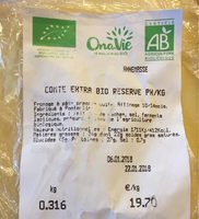Comté extra bio reserve
