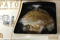 Muslo de pato en confit