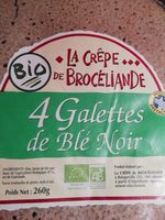 4 galettes de blé noir