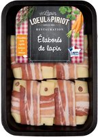4 Carrés savoyards de lapin