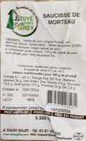 Saucisse de Morteau