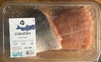 Zalmfilet op Huid
