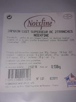 Jambon cuit supérieur