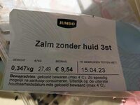 Zalmstaart zonder huid