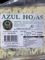 Azul hojas