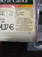Queso de cabra Montesinos semicurado