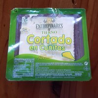 Queso tierno cortado a cuñitas