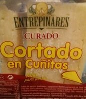 Manchego curado cortado
