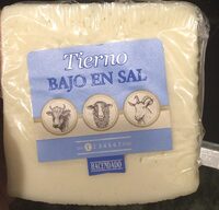 Queso tierno bajo en sal