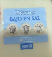 Queso tierno bajo en sal