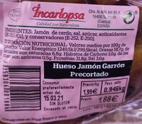 Hueso de jamón garron precortado