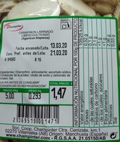 Champiñón laminado