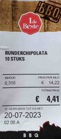 Runderchipolata 10 stuks
