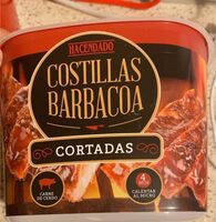 Costillas barbacoa cortadas