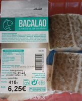 Bacalao al punto de sal