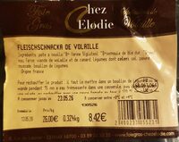 Fleischschnacka de volaille