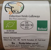 Bio-Rinderleberwurst