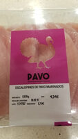 Escalopines de pavo marinados