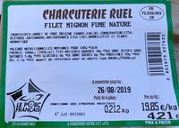 Filet Mignon Fumé Nature