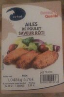 Ailes de poulet saveur roti