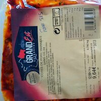 Échine de porc mariné