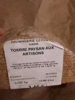 Tomme paysan aux artisons