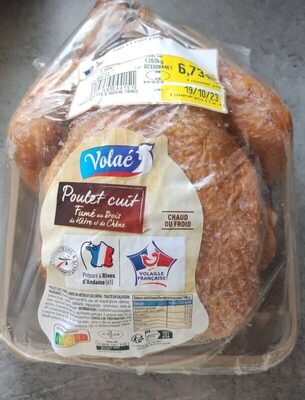 Poulet cuit, fumé au bois de Hêtre et de Cèdre