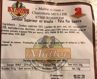 Jambon en croute - Pate pur beurre