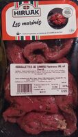 Aiguillettes de canard marinées ail et persil