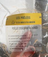 Encornets geants et chorizo a la sauce pesto rouge