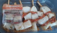 Brochettes d'encornets géant et chorizo